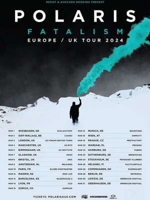 Polaris European & UK Tour 2024 poster