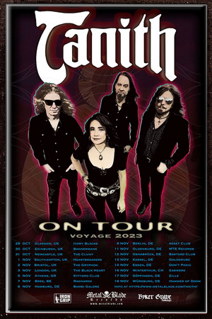 Tanith European & UK Tour 2023 poster