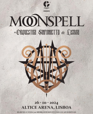 Moonspell Lisbon Show 2024 poster