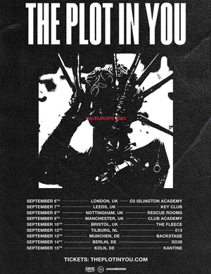 The Plot In You UK & European Tour 2024 poster