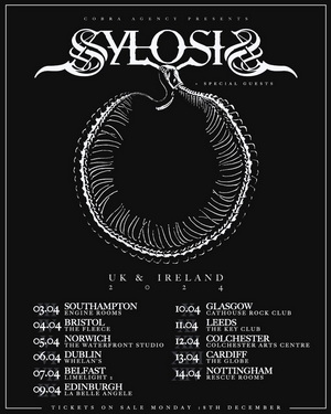 Sylosis UK & Ireland Tour 2024 poster