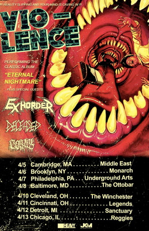 Vio-Lence US Tour 2024 poster