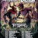 Anthrax Kreator UK & European Co-headlining Tour 2024 poster