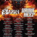 Saxon and Uriah Heep US Tour 2024 poster