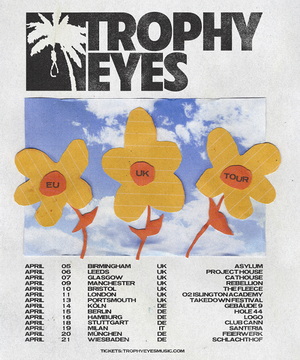 Trophy Eyes European Tour 2024 poster