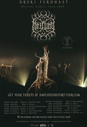 Heilung European Tour 2024 poster