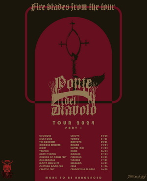 Ponte del Diavolo Italian Tour 2024 poster