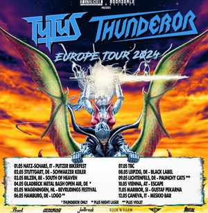 Thunderor Tytus European Tour 2024 poster