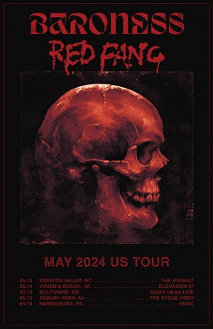 Baroness & Red Fang US Live Shows 2024 poster