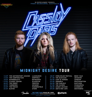 Cassidy Paris UK Tour 2024