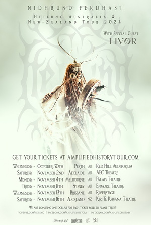 Heilung Australian & New Zealand Tour 2024 poster
