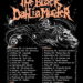 The Black Dahlia Murder European Tour 2024 poster