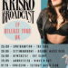 Caitlin Krisko and The Broadcast UK Tour 2024 poster