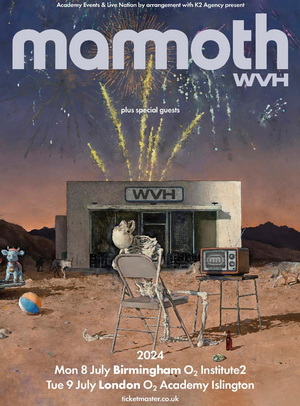 Mammoth WVH UK Headlining Dates 2024 poster