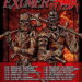 Exumer & Hirax European Tour 2024 poster