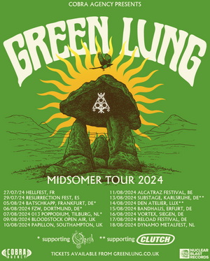 Green Lung European Tour 2024 poster
