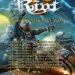 Riot V European Tour 2024 poster