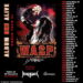 W.A.S.P. North American Tour 2024 poster