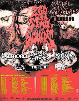 200 Stab Wounds North American Tour 2024 poster