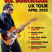 Joe Bonamassa UK Concerts 2025 poster