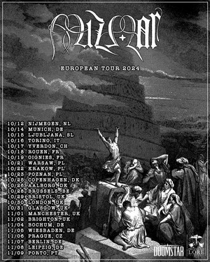 Mizmor European & UK Tour 2024 poster