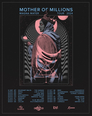 Mother of Millions European Tour 2024 poster
