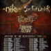 Nile - Six Feet Under US co-headlining tour poster