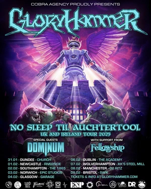 Gloryhammer UK & Ireland Tour 2025