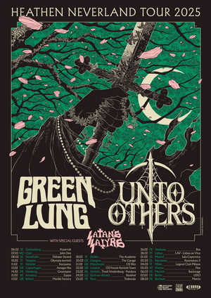 Green Lung - Unto Others European Tour 2025 poster