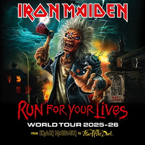 Iron Maiden World Tour 2025 poster