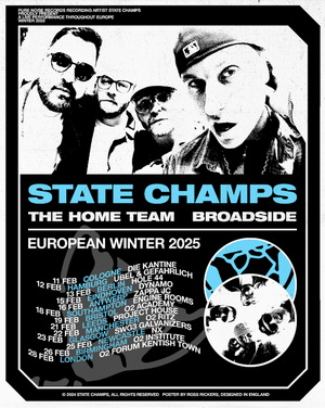 State Champs European & UK Tour 2025 poster