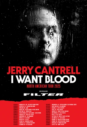 Jerry Cantrell North American Tour 2025 poster