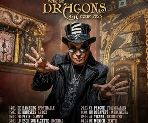 Avantasia European Tour 2025 poster