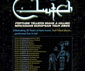 Clutch European & UK Tour 2025 poster
