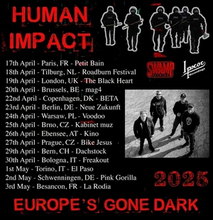Human Impact European Tour 2025 poster