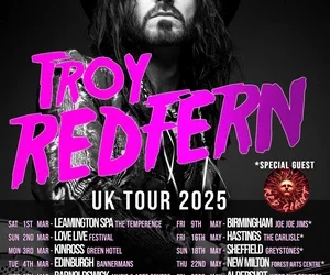 Troy Redfern UK Tour 2025 poster