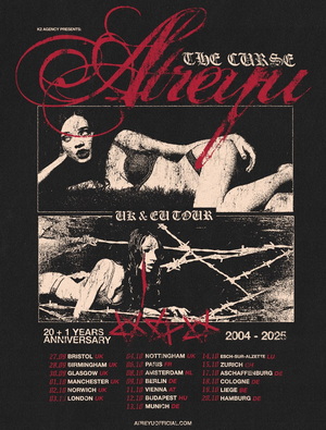 Atreyu UK & European Tour 2025 poster