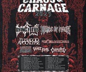 Dying Fetus and Cradle of Filth - Chaos & Carnage Tour poster