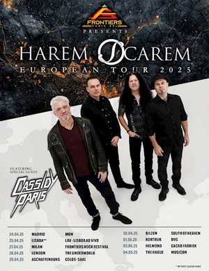 Harem Scarem European Tour 2025 poster