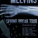 Melvins California Tour 2025 poster