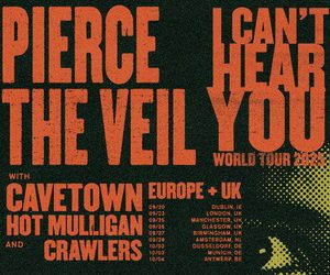 Pierce The Veil European & UK Tour 2025 poster