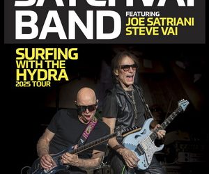 SATCHVAI Band UK & European Tour 2025 poster