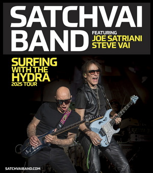 SATCHVAI Band UK & European Tour 2025 poster
