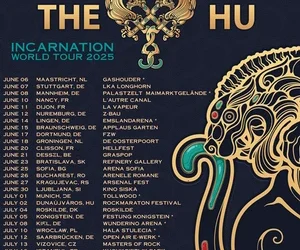 The HU European Tour 2025 poster