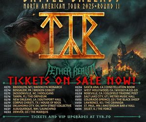 Týr North American Tour 2025 poster