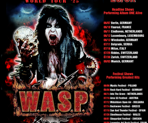W.A.S.P. European Tour 2025 poster