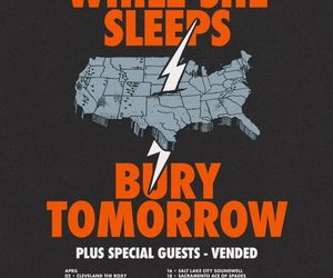 While She Sleeps North American Tour 2025 poster