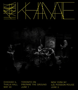 Khanate North American Shows 2025 poster