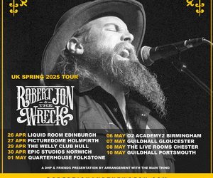 Robert Jon and The Wreck UK Spring Tour 2025 poster