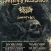 Warbringer Allegaeon North American Tour 2025 poster